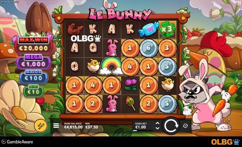 Le Bunny slot Golden Squares screenshot