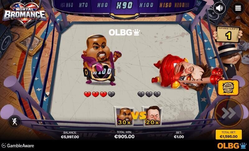 Mortal Bromance slot Bronus feature screenshot