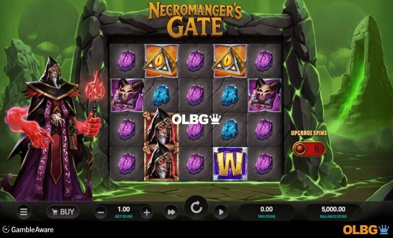 Necromancer&rsquo;s Gate slot base game screenshot
