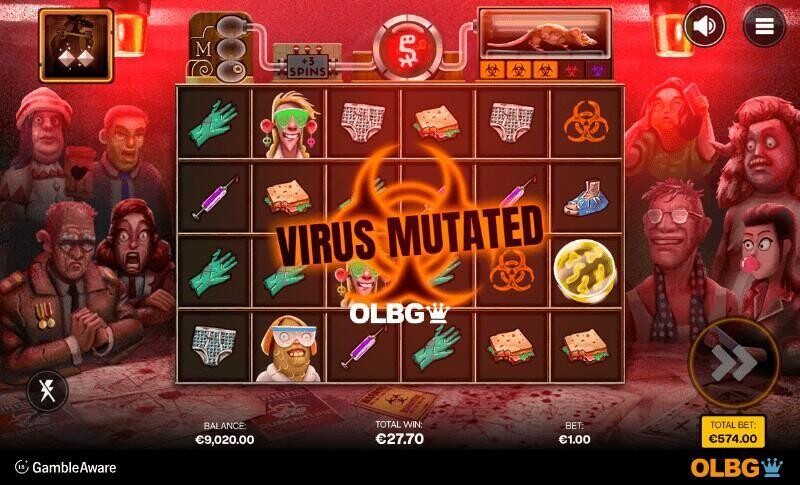 Oops slot Pandemic Free Spins feature screenshot