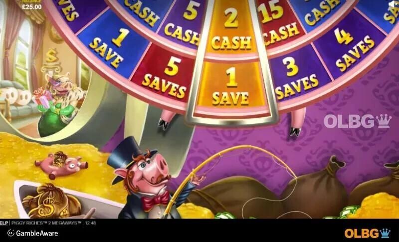 Piggy Riches 2 Megaways slot hold and respin feature screenshot