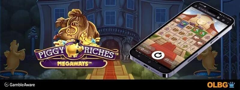 Piggy Riches Megaways slot mobile banner