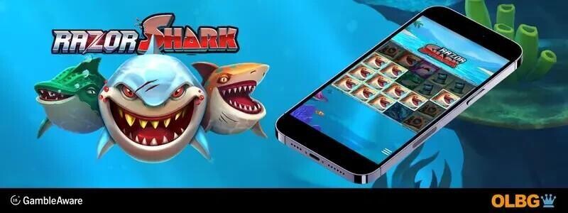 razor shark mobile banner
