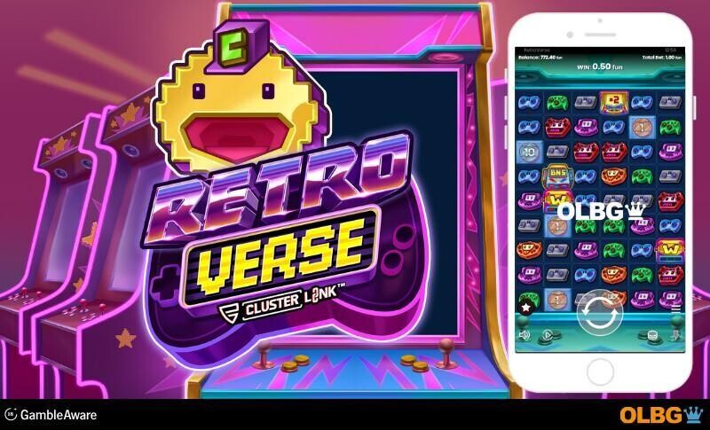 Retroverse slot mobile feature screenshot