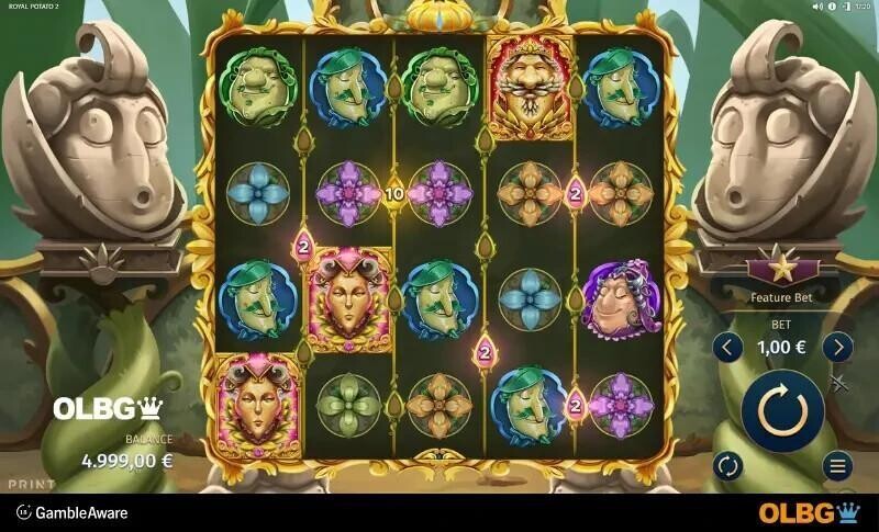 royal potatos 2 slot base game screenshot