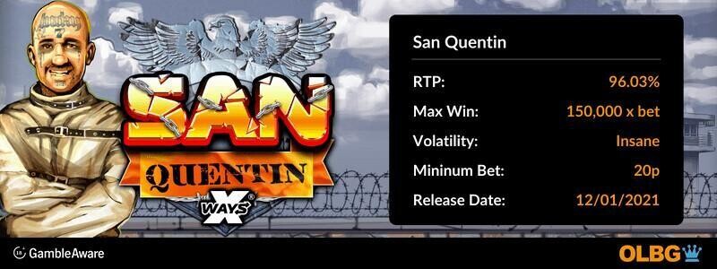 San Quentin slot banner