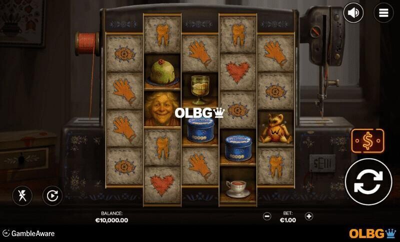 Sew slot base game screenshot