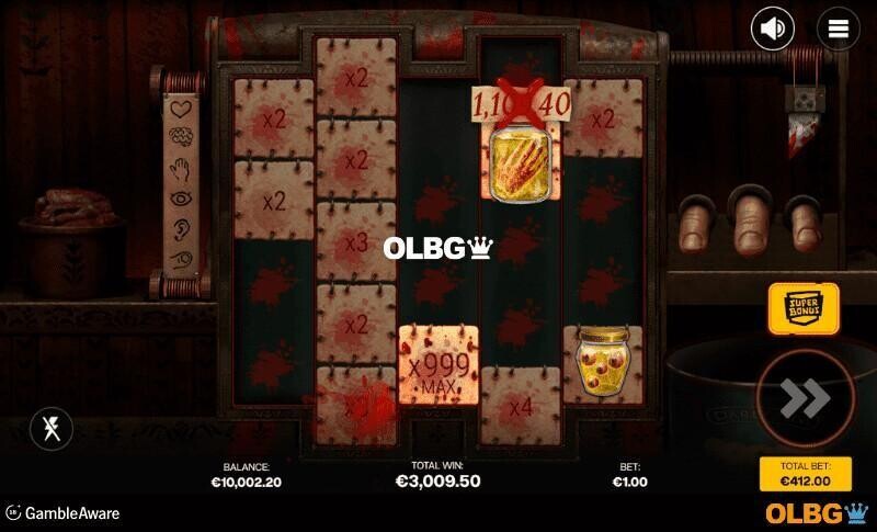 Sew slot Hold 'n Win Re-Spins feature screenshot