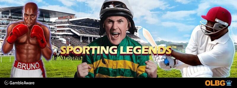 Sporting Legends Series Playtech Slots banner