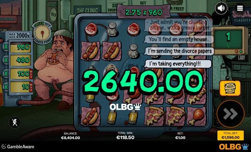 Suck slot Super Bonus feature screenshot