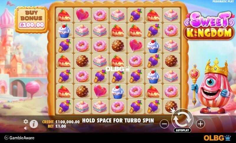 Sweet Kingdom slot base game screenshot