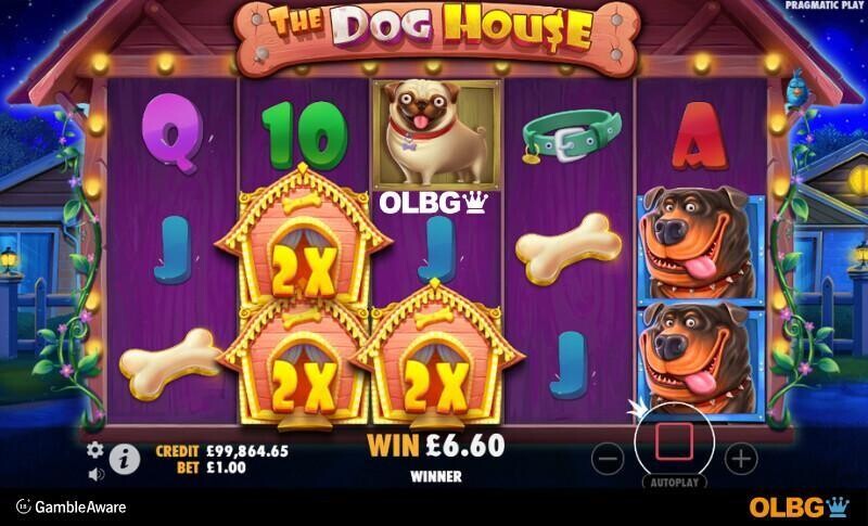 The Dog House slot Free Spins feature screenshot