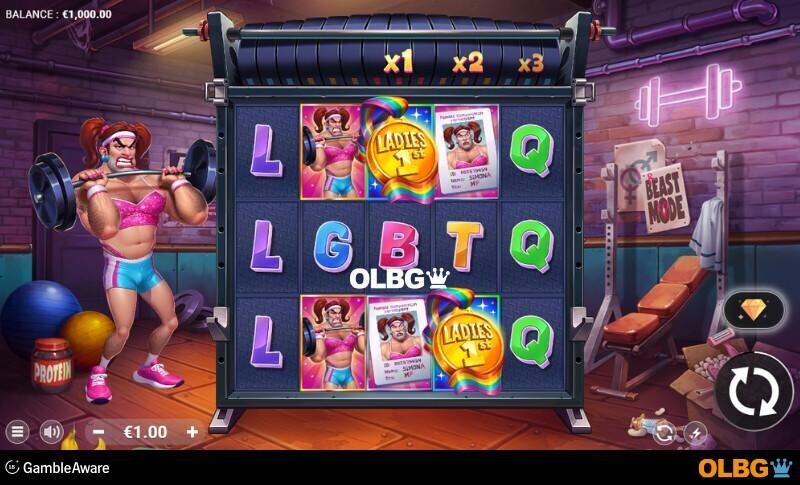 Transformers slot base game screenshot