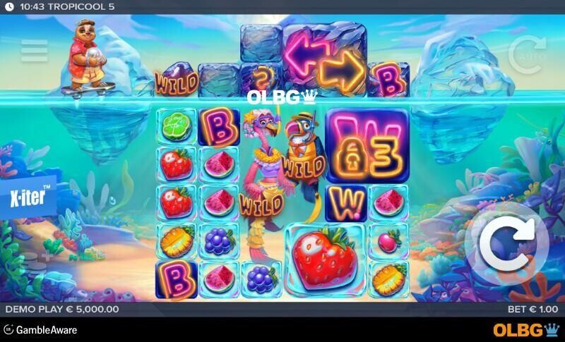 Tropicool 5 slot base game screenshot