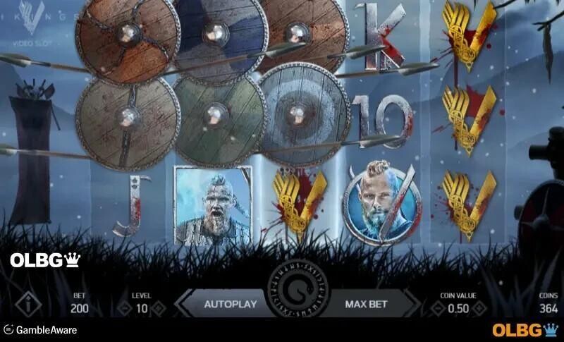 vikings slot shield wall feature screenshot
