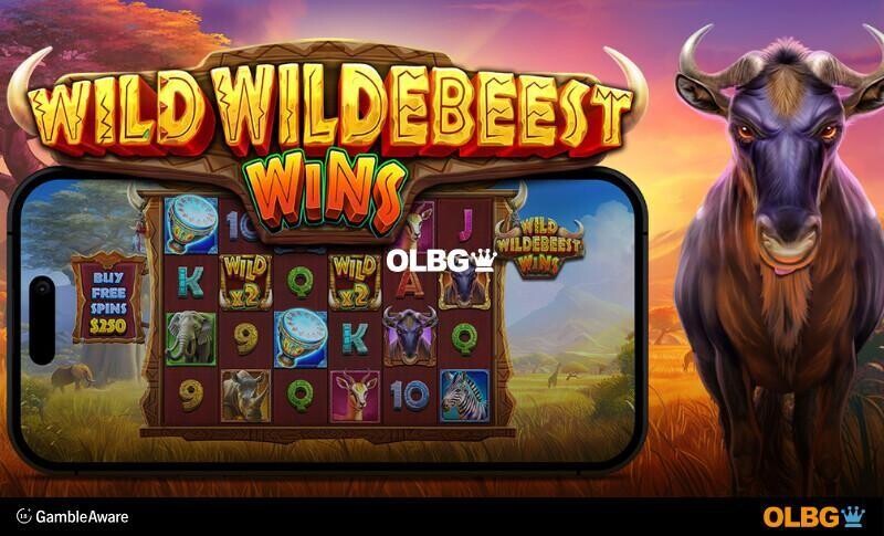 Wild Wildebeest Wins slot mobile screenshot