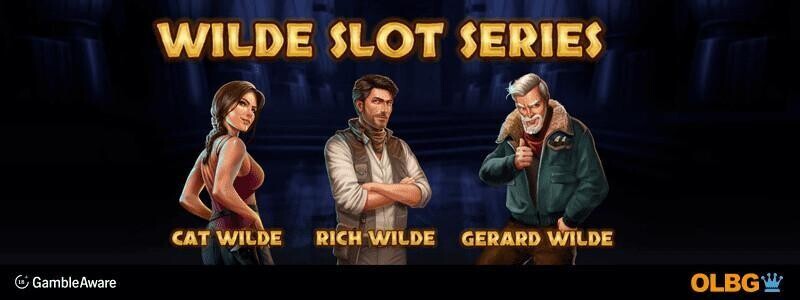 Wilde Slot Series Characters banner