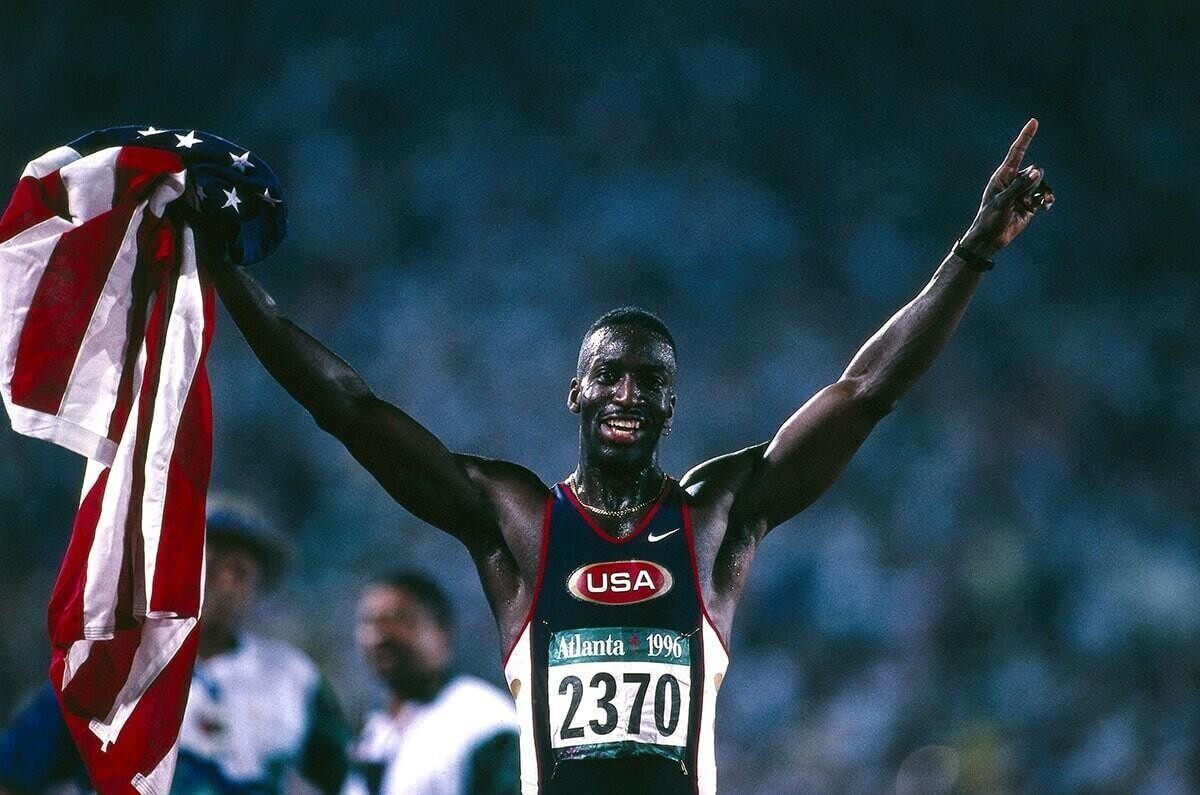 1996 Michael Johnson Olympics athlete