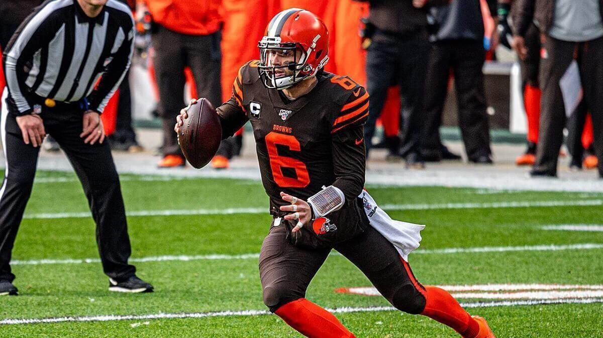 Baker Mayfield in action