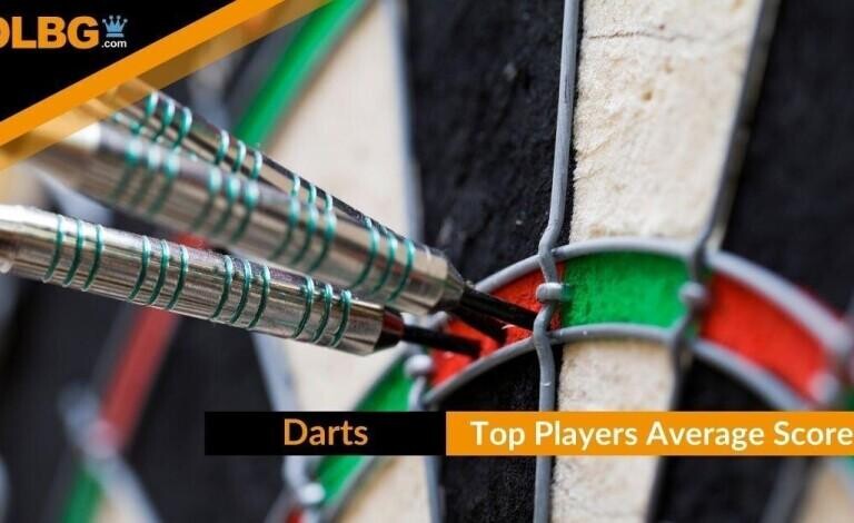The Average 3 Dart Score of the Top 32 PDC Darts Players