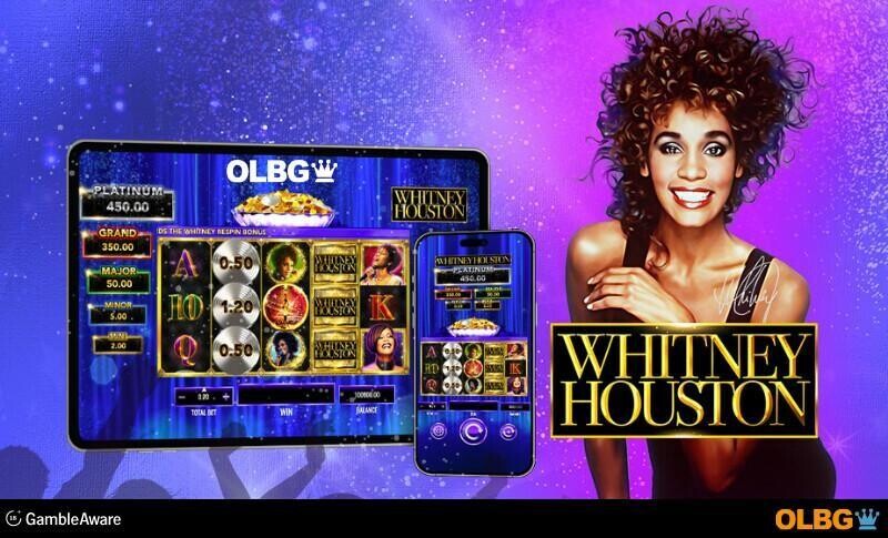 Whitney Houston slot IGT Slots Interview banner