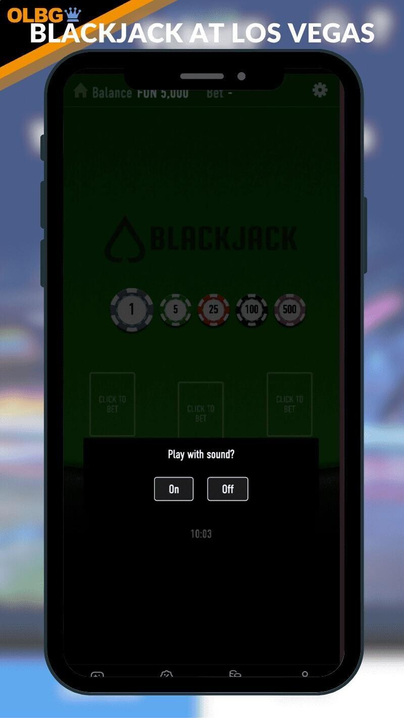 Live blackjack at Los Vegas Casino