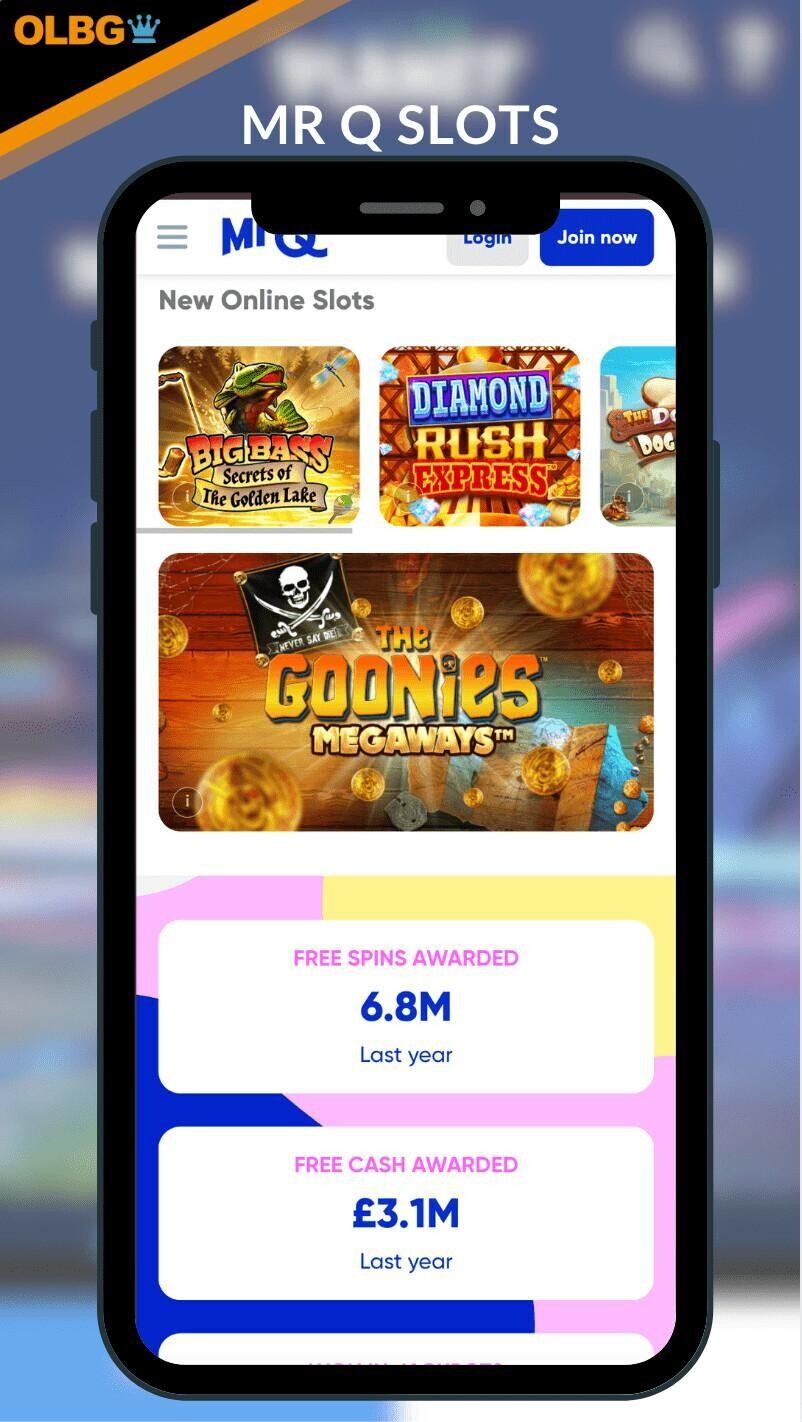 The slot catalogue at Mr Q Casino