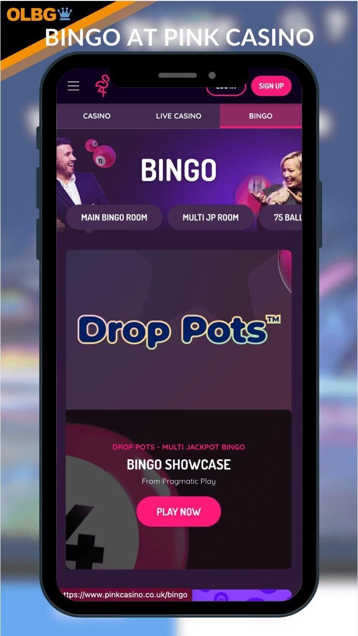 Pink Casino bingo rooms