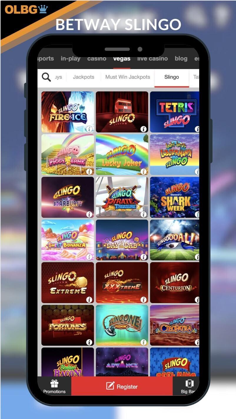 Betway's Slingo offering