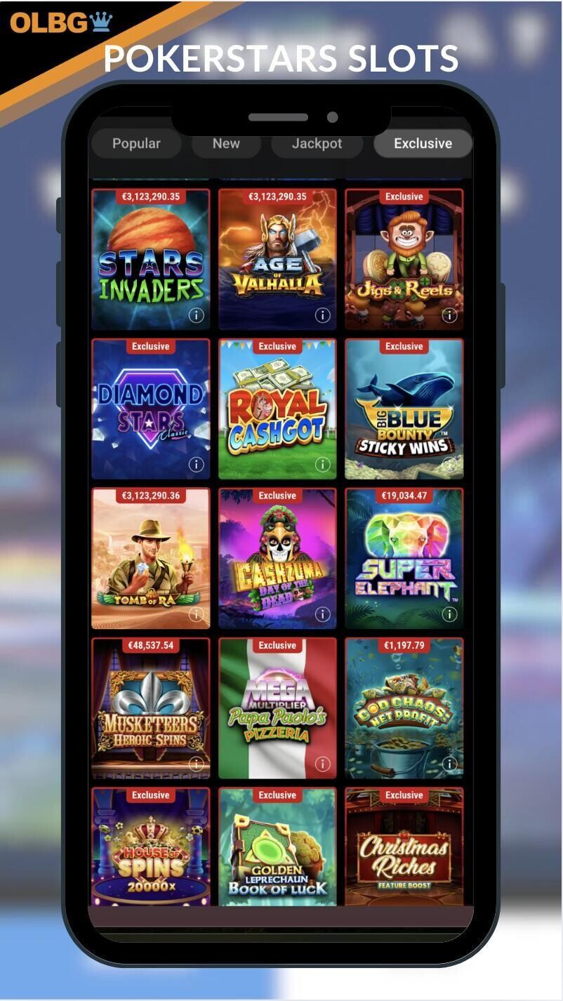 PokerStars slots collection