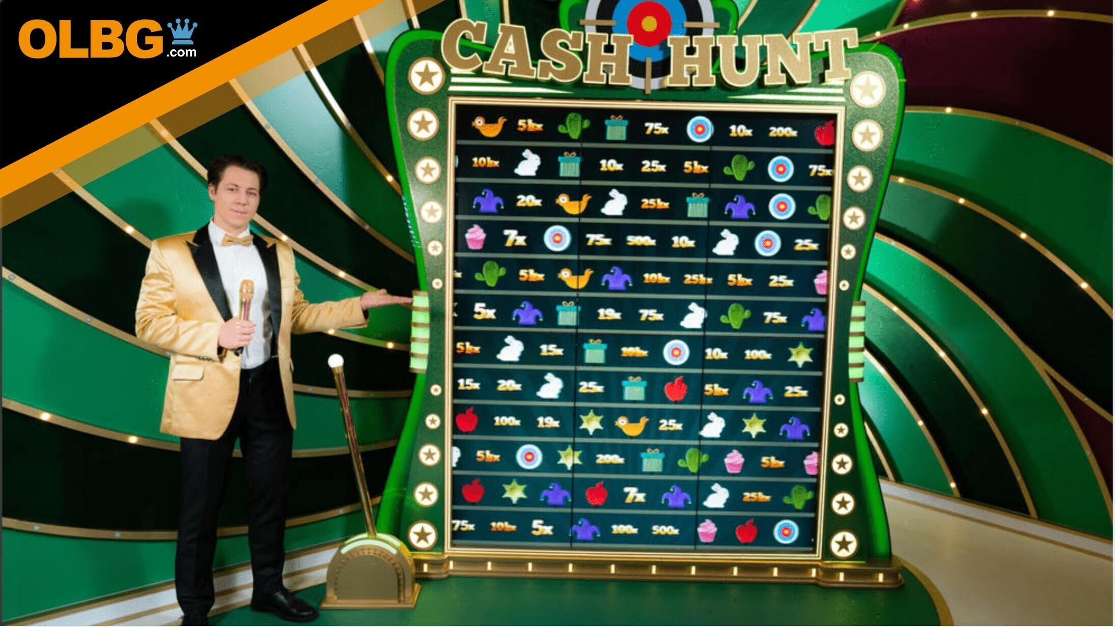 The Cash Hunt bonus round on Evolution Gaming's Crazy Time