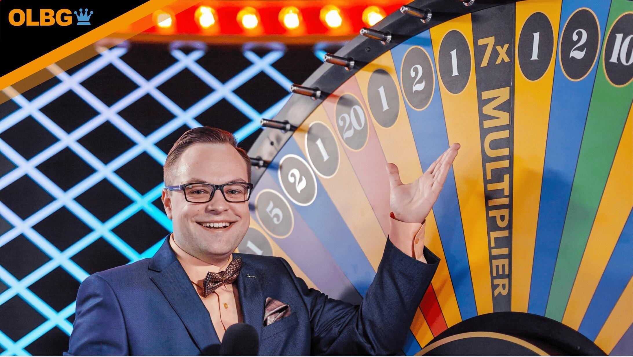 A screenshot of the Dream Catcher wheel by Evolution Gaming