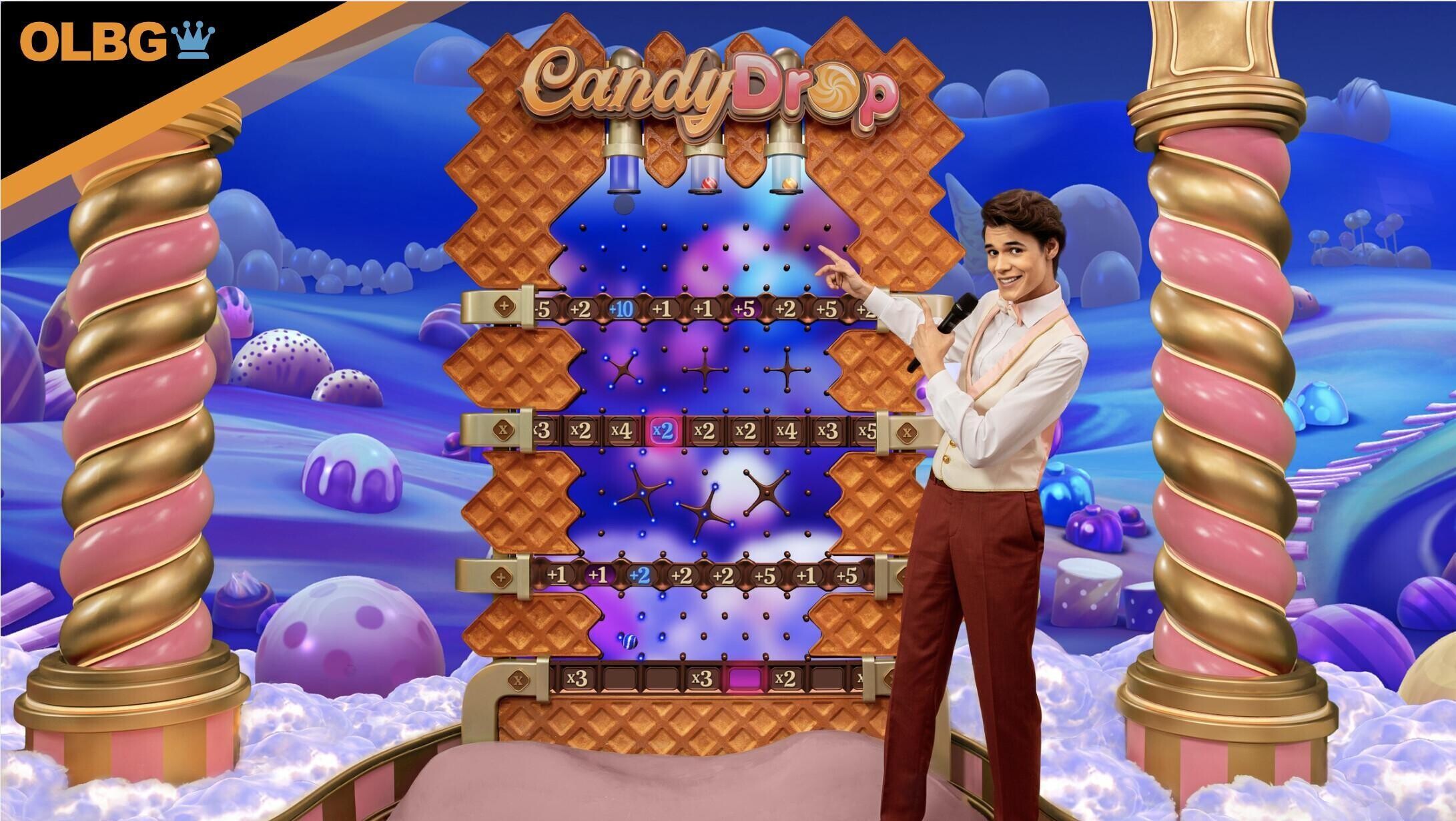 A screenshot of the gameplay on Sweet Bonanza CandyLand