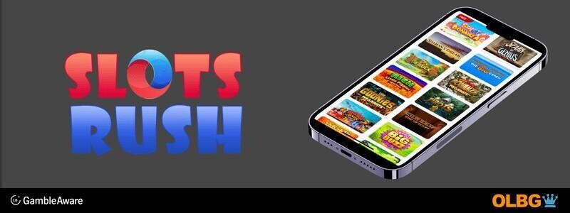 Slots Rush Casino mobile site banner