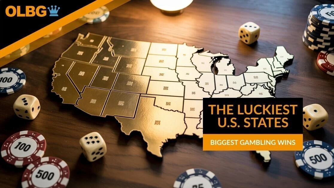 The Luckiest U.S. States to Gamble In | Top 10 Big Winners The Luckiest U.S. States to Gamble In | Top 10 Big Winners