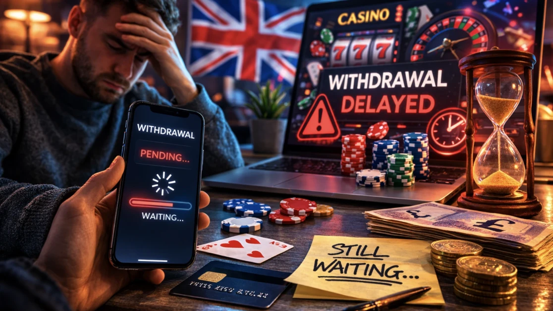 UK Players ‘Fed Up’ with Slow Casino Withdrawals UK Players ‘Fed Up’ with Slow Casino Withdrawals