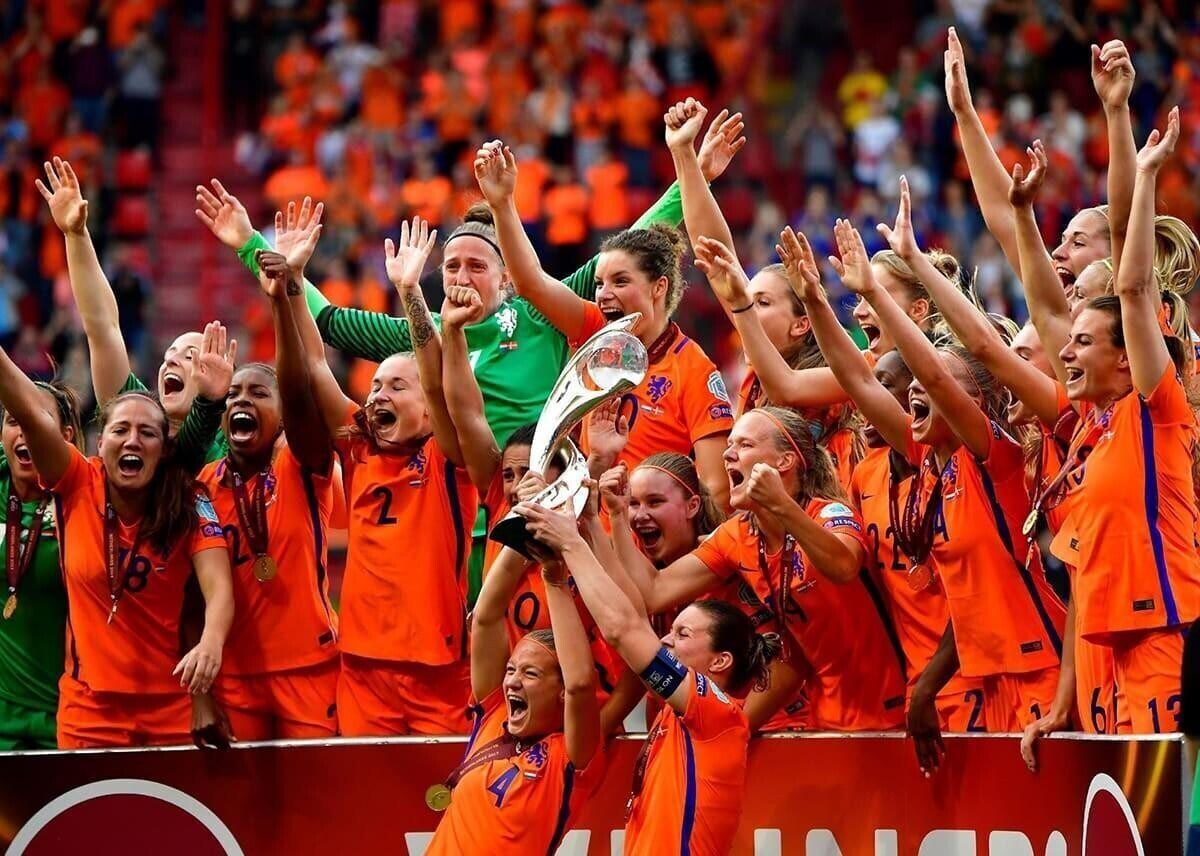 Netherlands team celebrating
