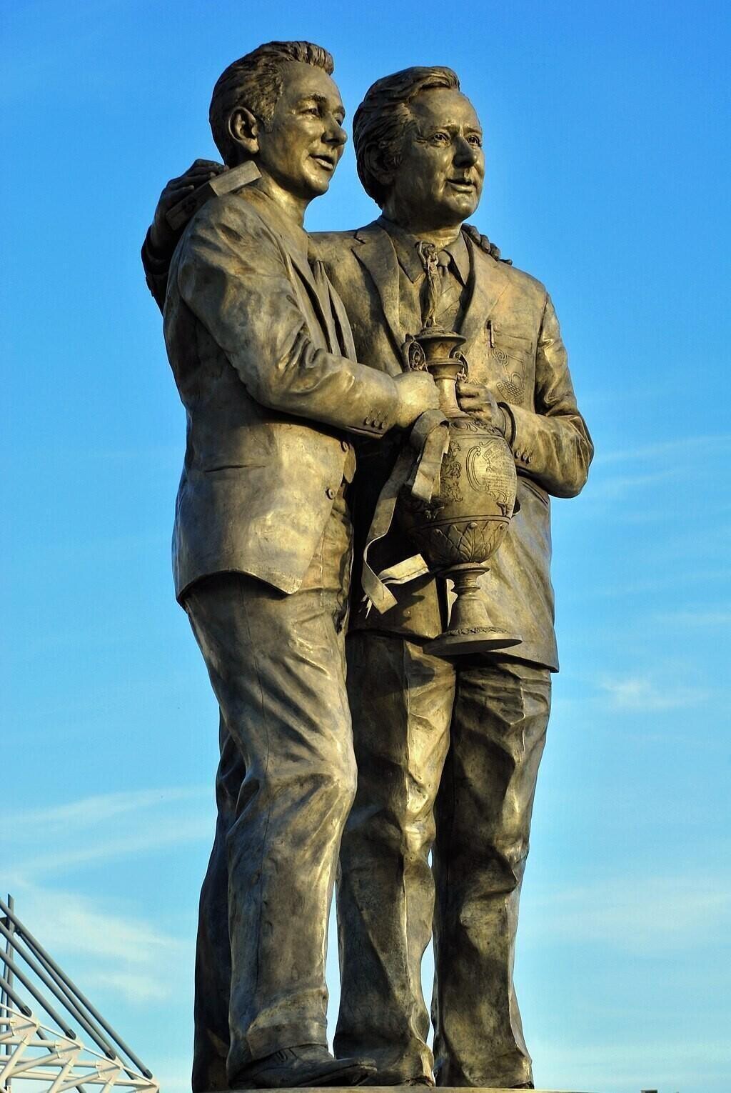 brian clough and peter taylor statue
