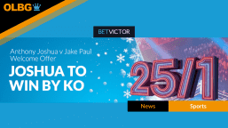 Anthony Joshua Boosted to 25/1 for KO Win vs Jake Paul in BetVictor New Customer Offer