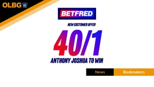 Betfred Offer New Customers 40/1 on Anthony Joshua to Beat Jake Paul This Weekend