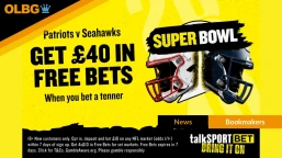 talkSPORT BET Super Bowl Offer: Bet £10 Get £40 in Free Bets for Super Bowl LX