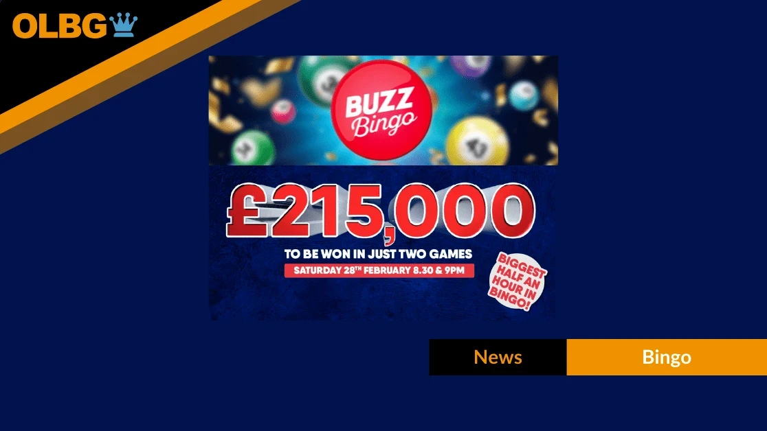Buzz Bingo Launch £215,000 One-Night Jackpot Event Buzz Bingo Launch £215,000 One-Night Jackpot Event