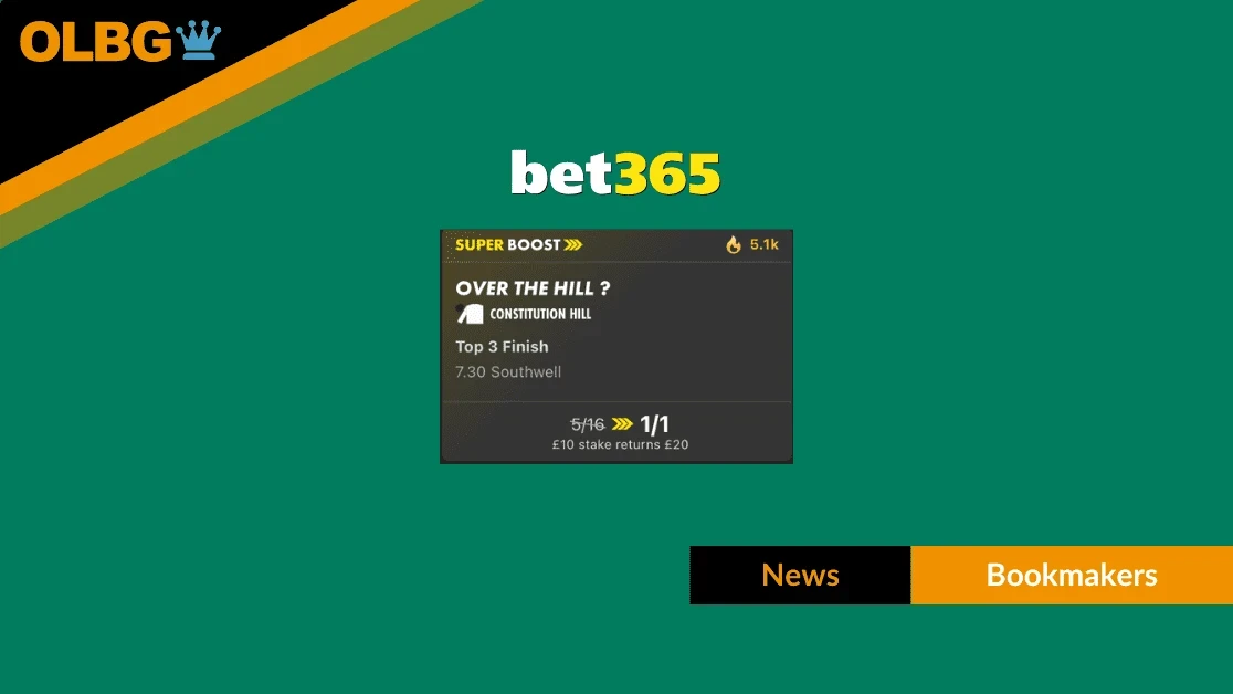 Constitution Hill EVENS for Top Three on Flat Debut as bet365 Launch Super Boost Constitution Hill EVENS for Top Three on Flat Debut as bet365 Launch Super Boost