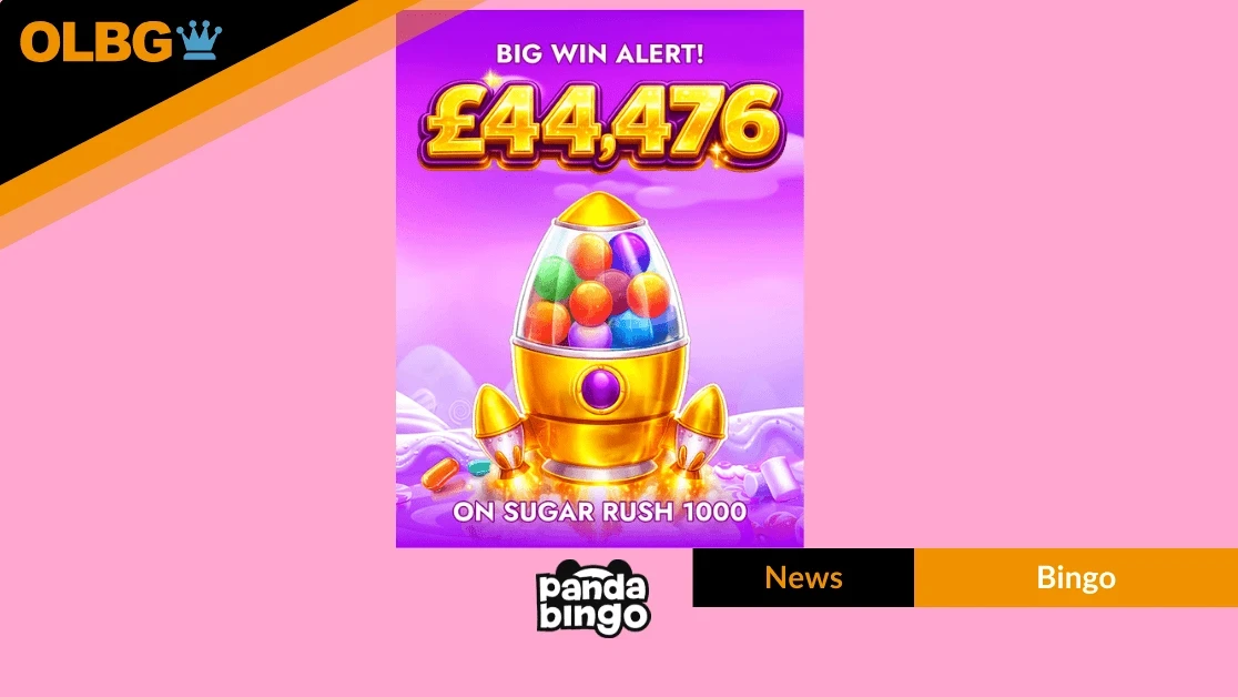 £44,476 Valentine’s Day Win on Sugar Rush 1000 at Panda Bingo £44,476 Valentine’s Day Win on Sugar Rush 1000 at Panda Bingo