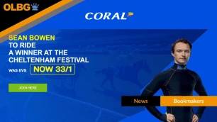 Coral Go 33/1 on Sean Bowen to Ride a Cheltenham Festival Winner in Huge £1 Offer