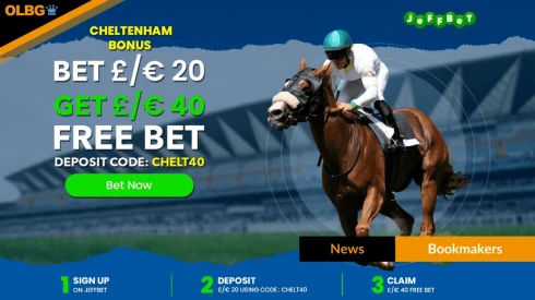JeffBet Launches Bet £20 Get £40 Free Bets Offer Ahead of Cheltenham Festival