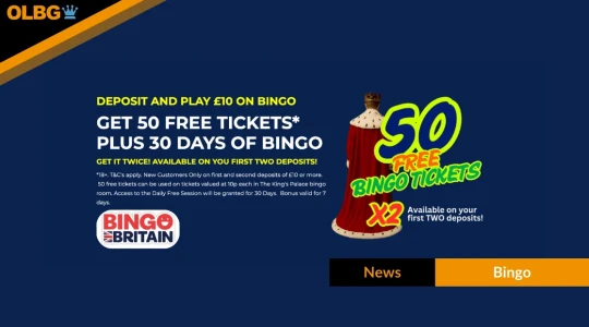 Bingo Britain Launches 50 Free Tickets Offer with 30 Days of Free Bingo