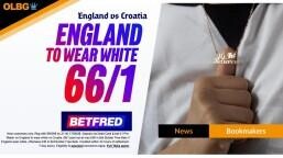 Betfred Launch 66/1 World Cup Sign-Up Offer: Get 66/1 on England to wear white vs Croatia