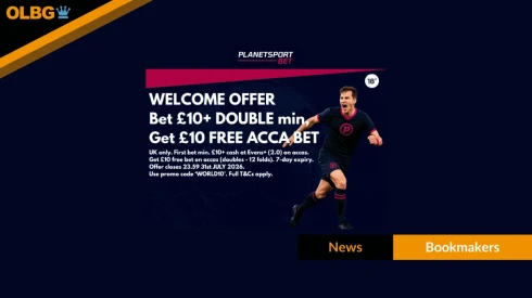 Planet Sport Bet World Cup Welcome Offer: Bet £10 Get £10 Free Acca