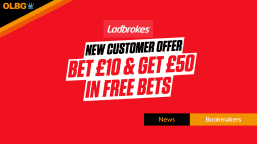 Ladbrokes Launch New Welcome Offer: Bet £10 Get £50 in Free Bets